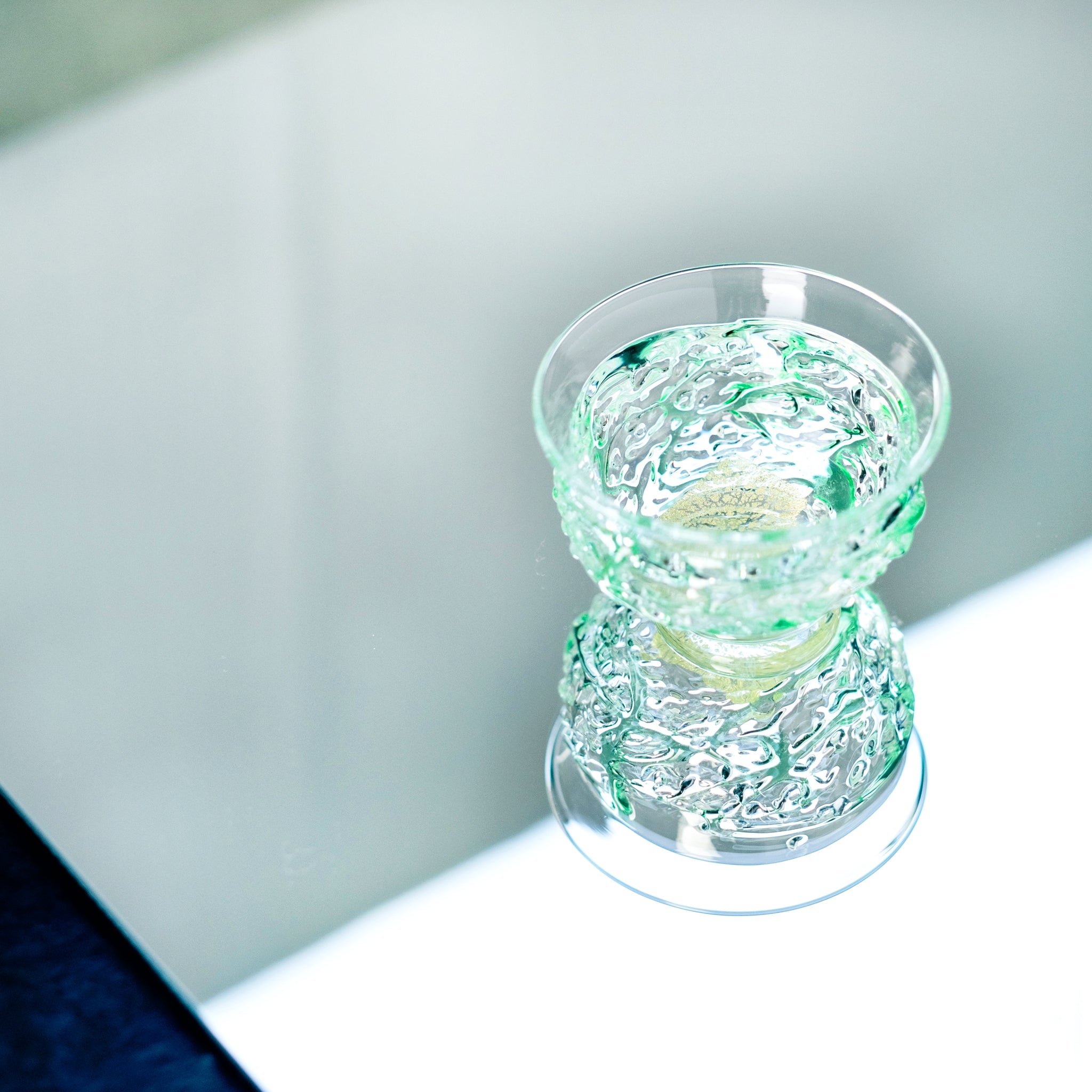 津軽びいどろ 盃12ヶ月コレクション 5月新緑 イメージ画像