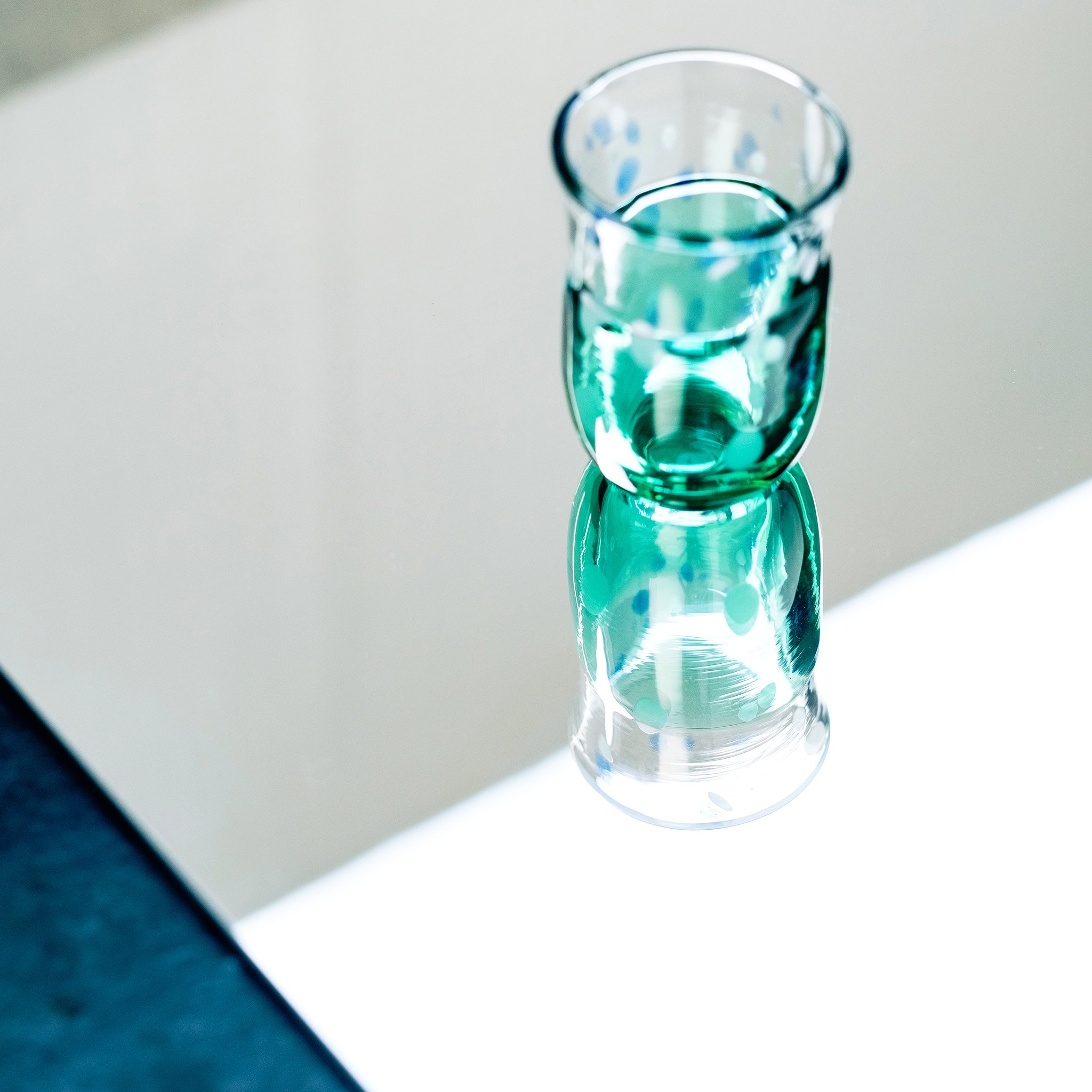 津軽びいどろ 盃12ヶ月コレクション 6月梅雨晴 イメージ画像