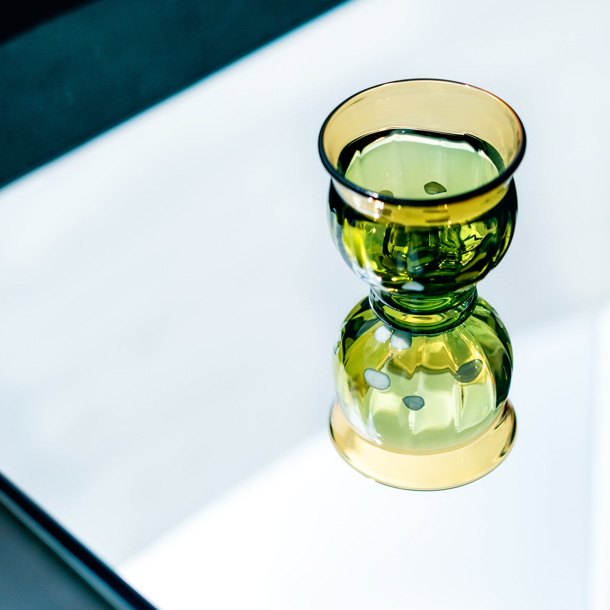 津軽びいどろ 盃12ヶ月コレクション 9月月見 イメージ画像