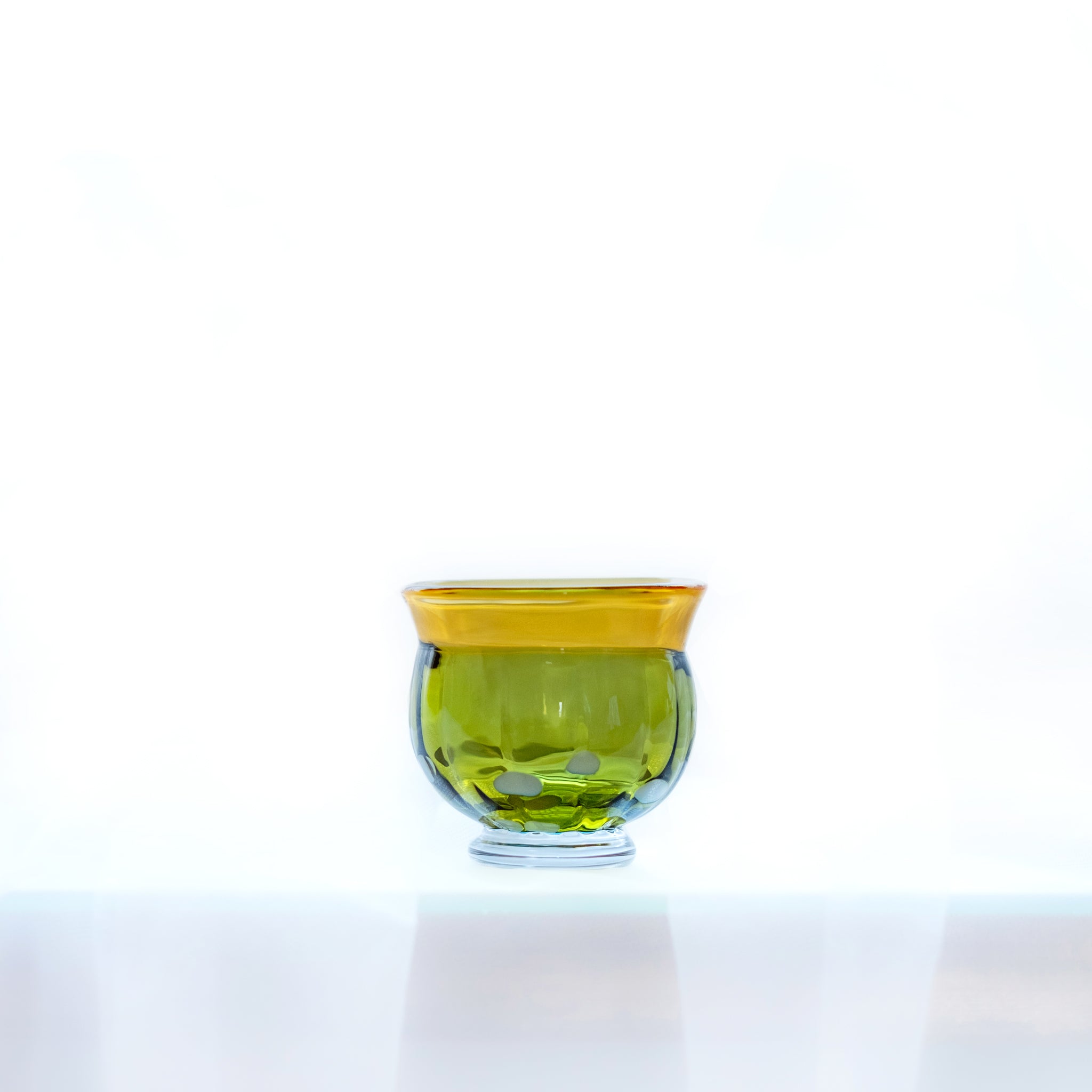 津軽びいどろ 盃12ヶ月コレクション 9月月見 イメージ画像