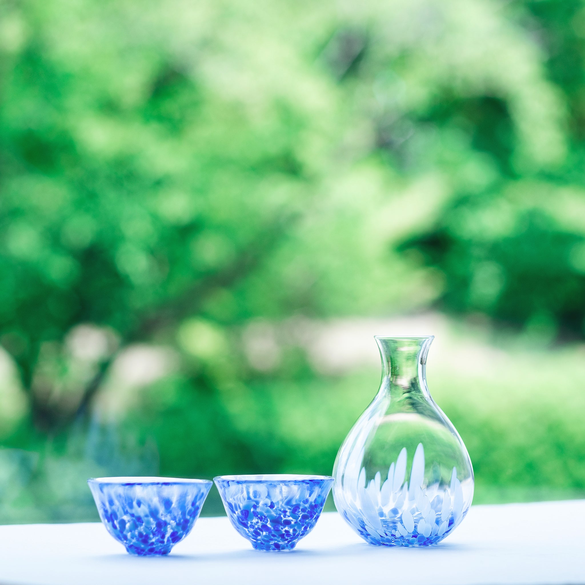 津軽びいどろ 酒器 岩清水酒器セット イメージ画像