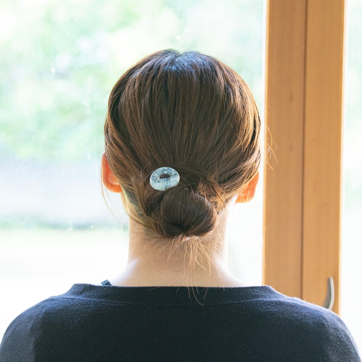 津軽びいどろ ヘアドロップ ヘアゴムそら 青森の伝統工芸品