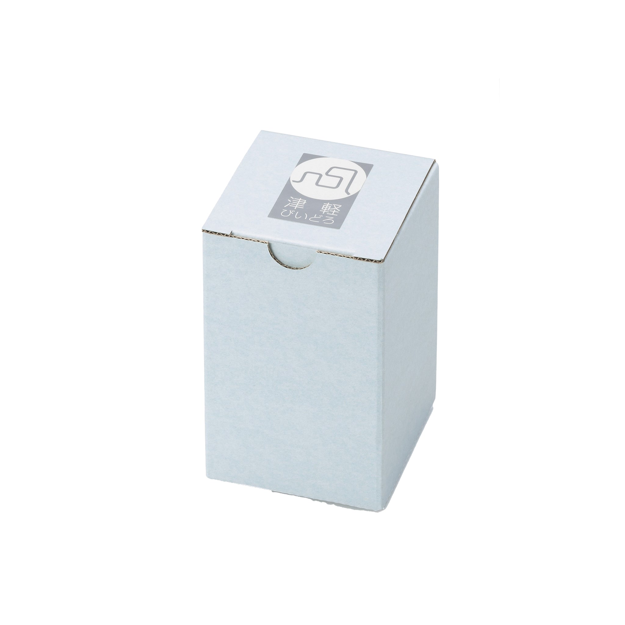 津軽びいどろ 枡酒杯 雪花セッカ 化粧箱