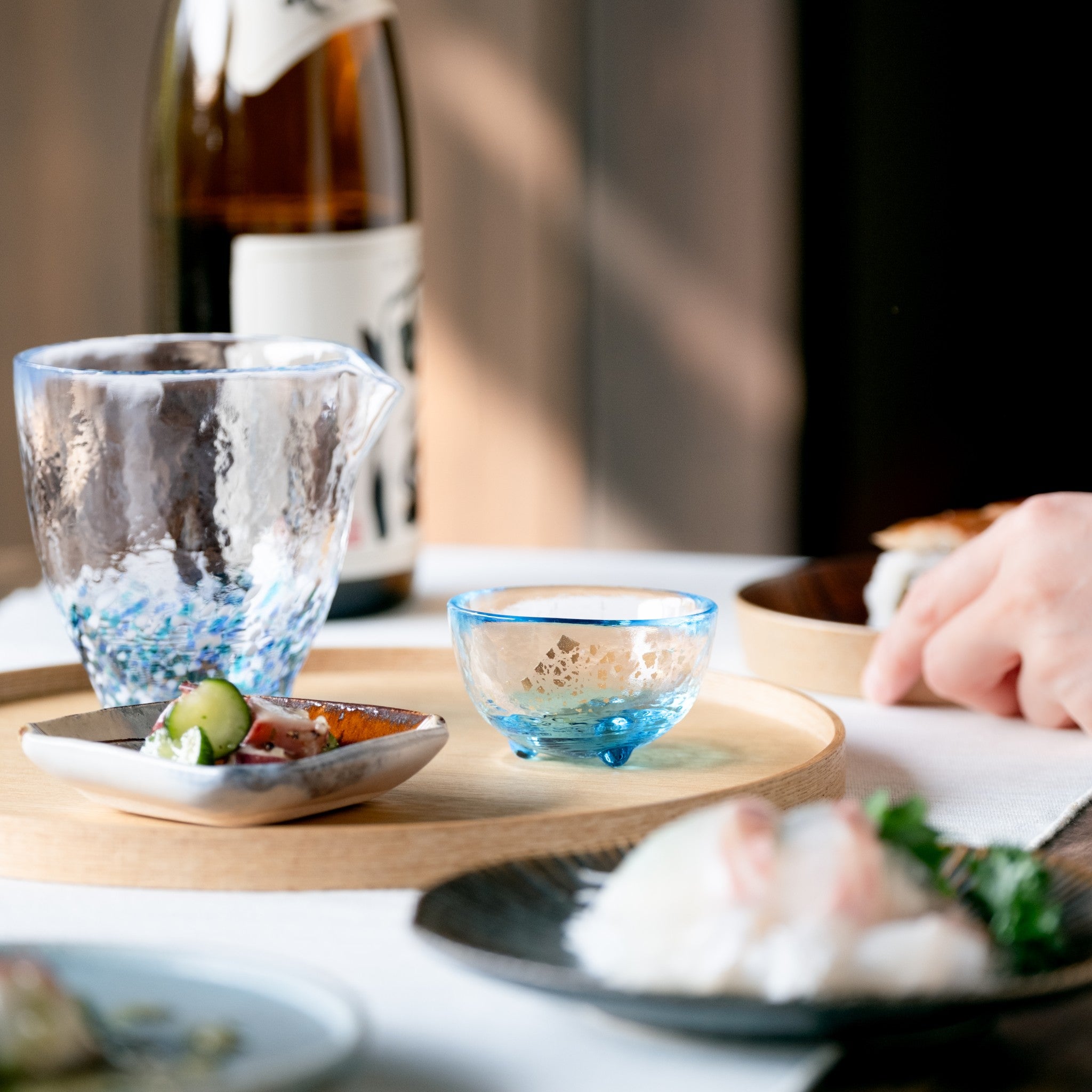 津軽びいどろ 盃コレクション 盃朝の露