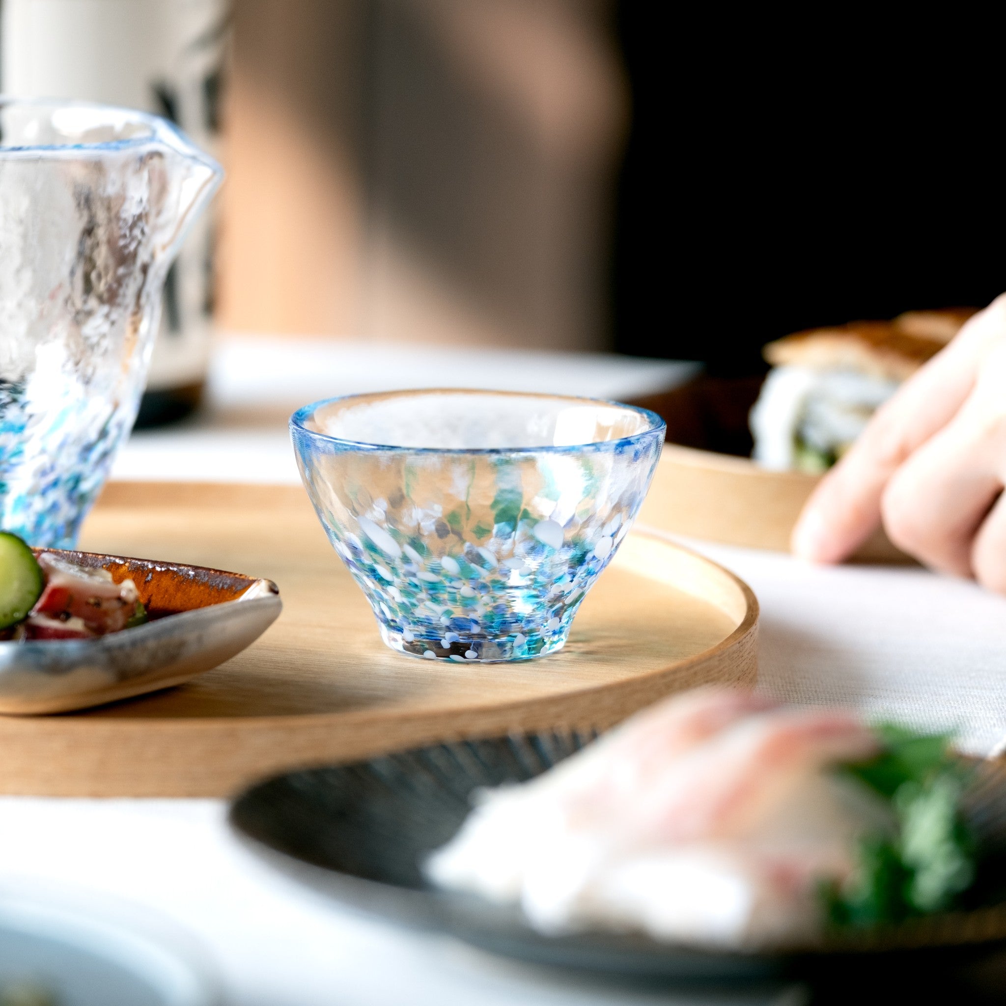 津軽びいどろ 盃コレクション 盃あじさい