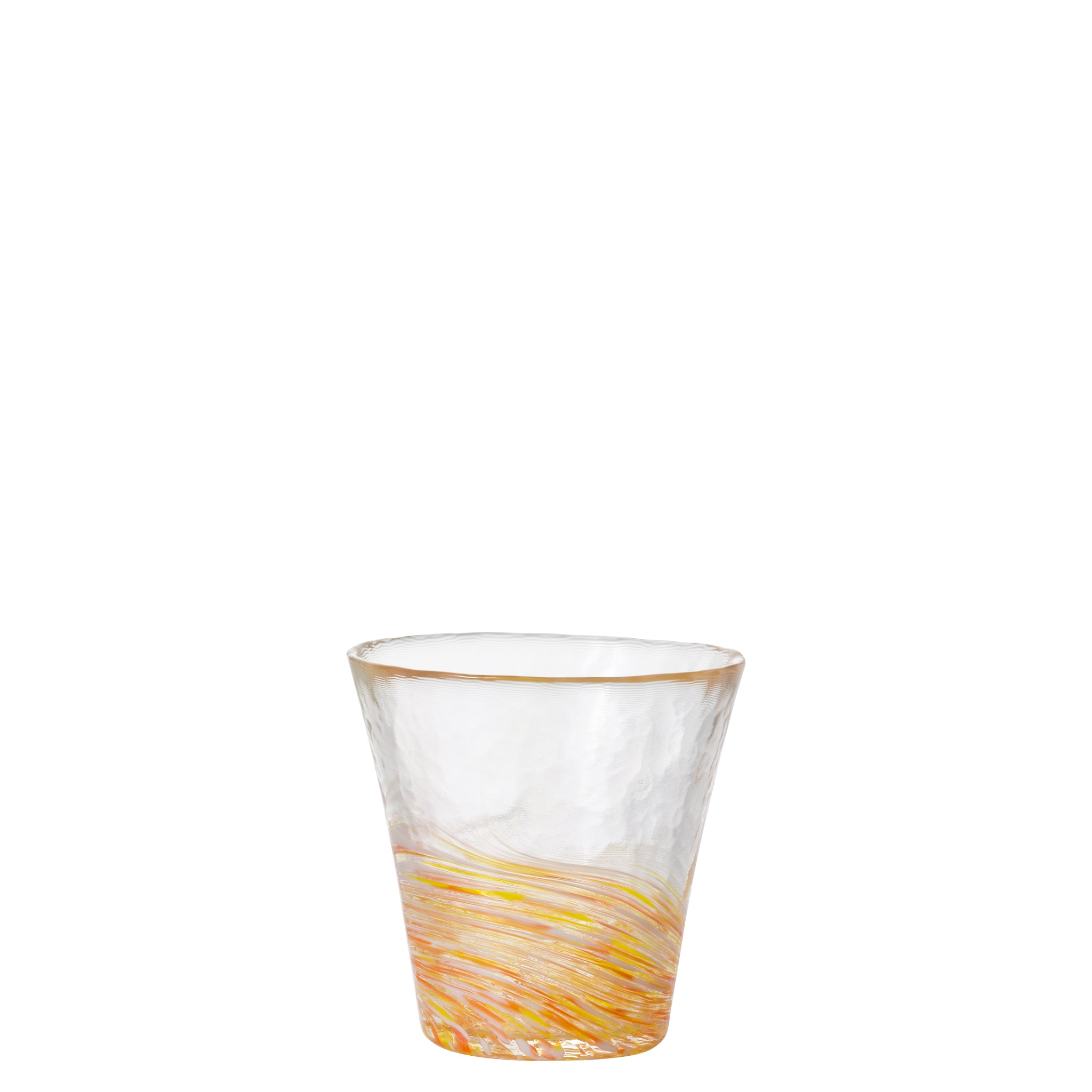 津軽びいどろ 12色のグラス 山吹 メイン画像