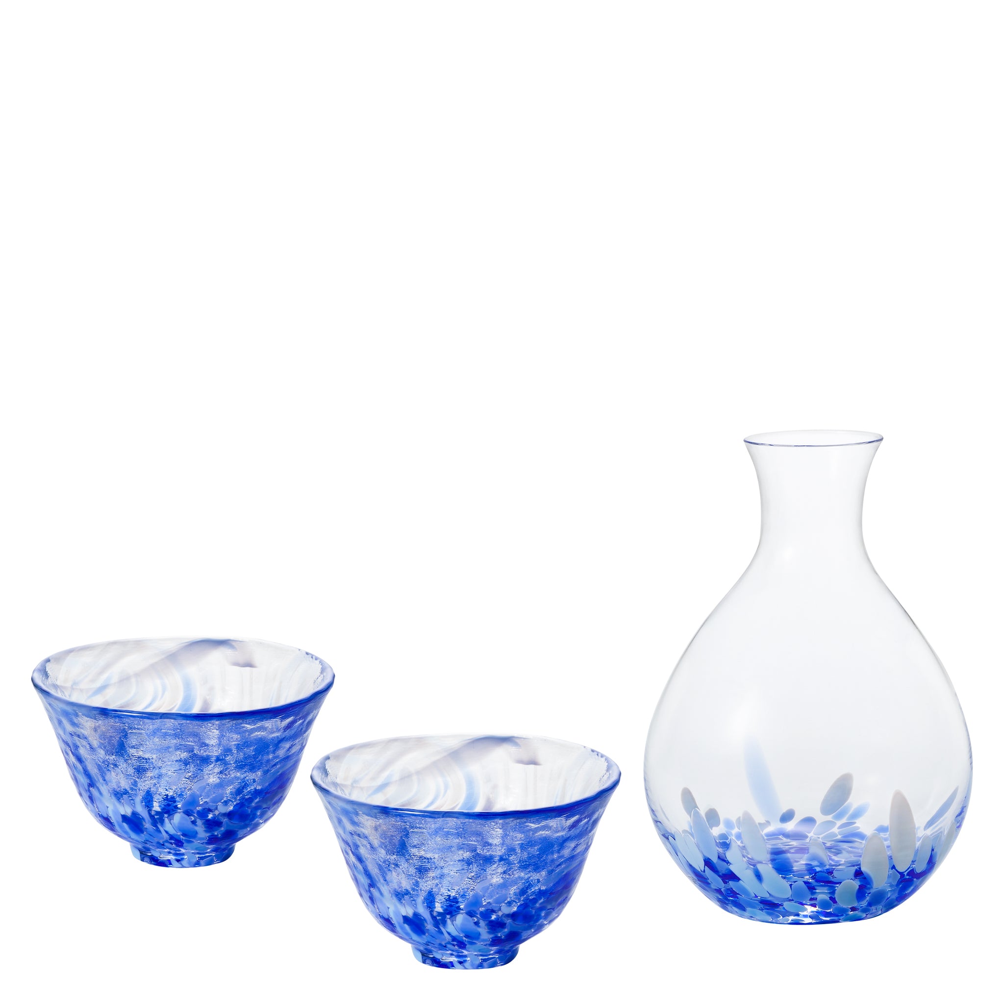 津軽びいどろ 酒器 岩清水酒器セット メイン画像