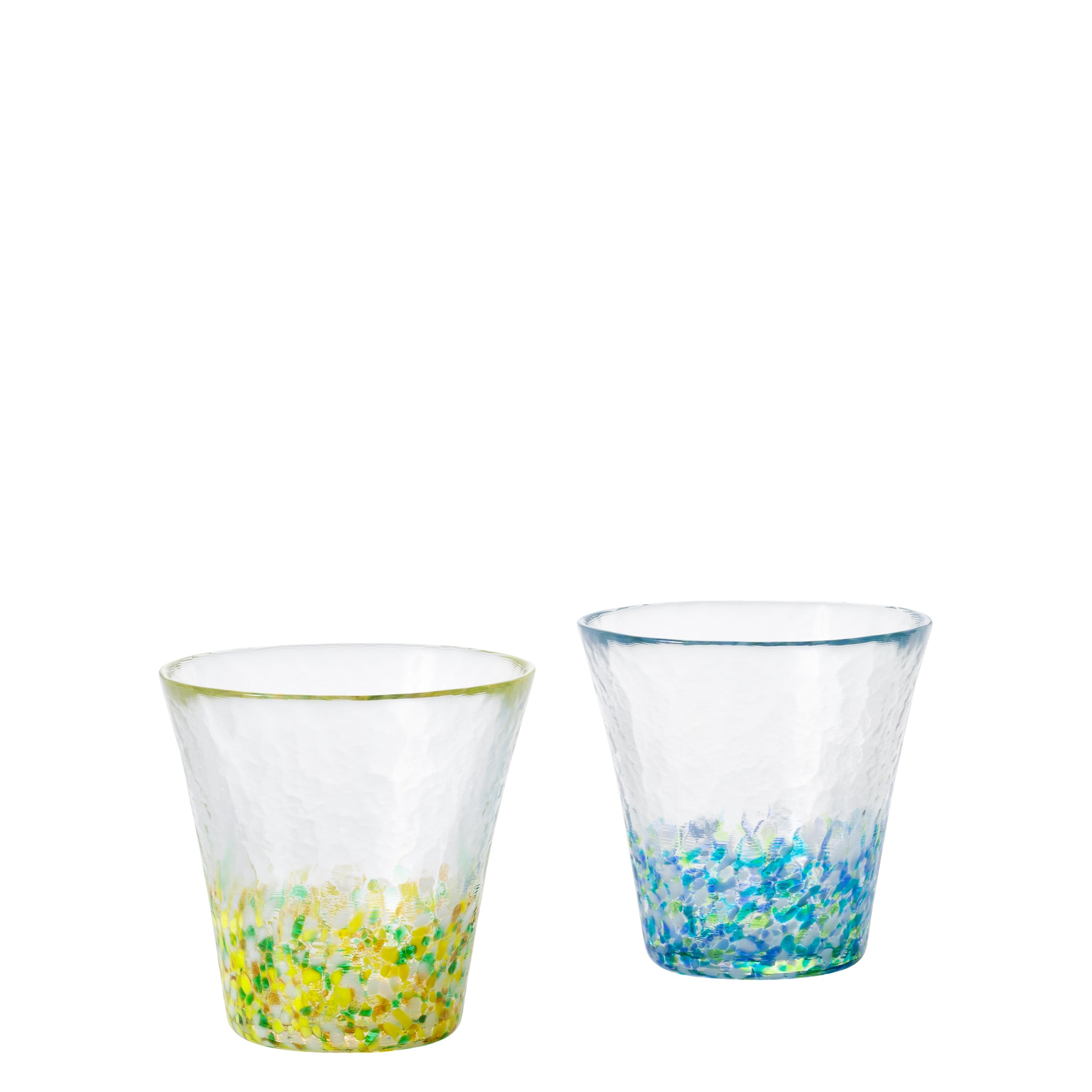 津軽びいどろ にほんの色ふうけい グラスペア夏の花 メイン画像