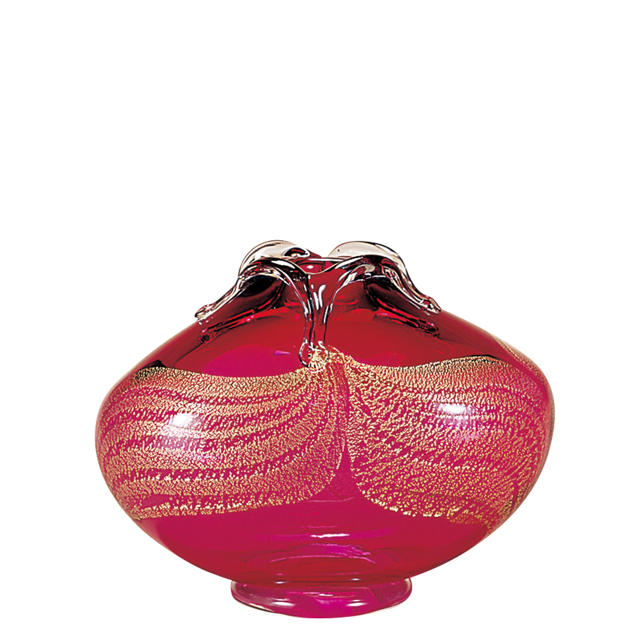 津軽びいどろ 金花 (きんか)花器 メイン画像