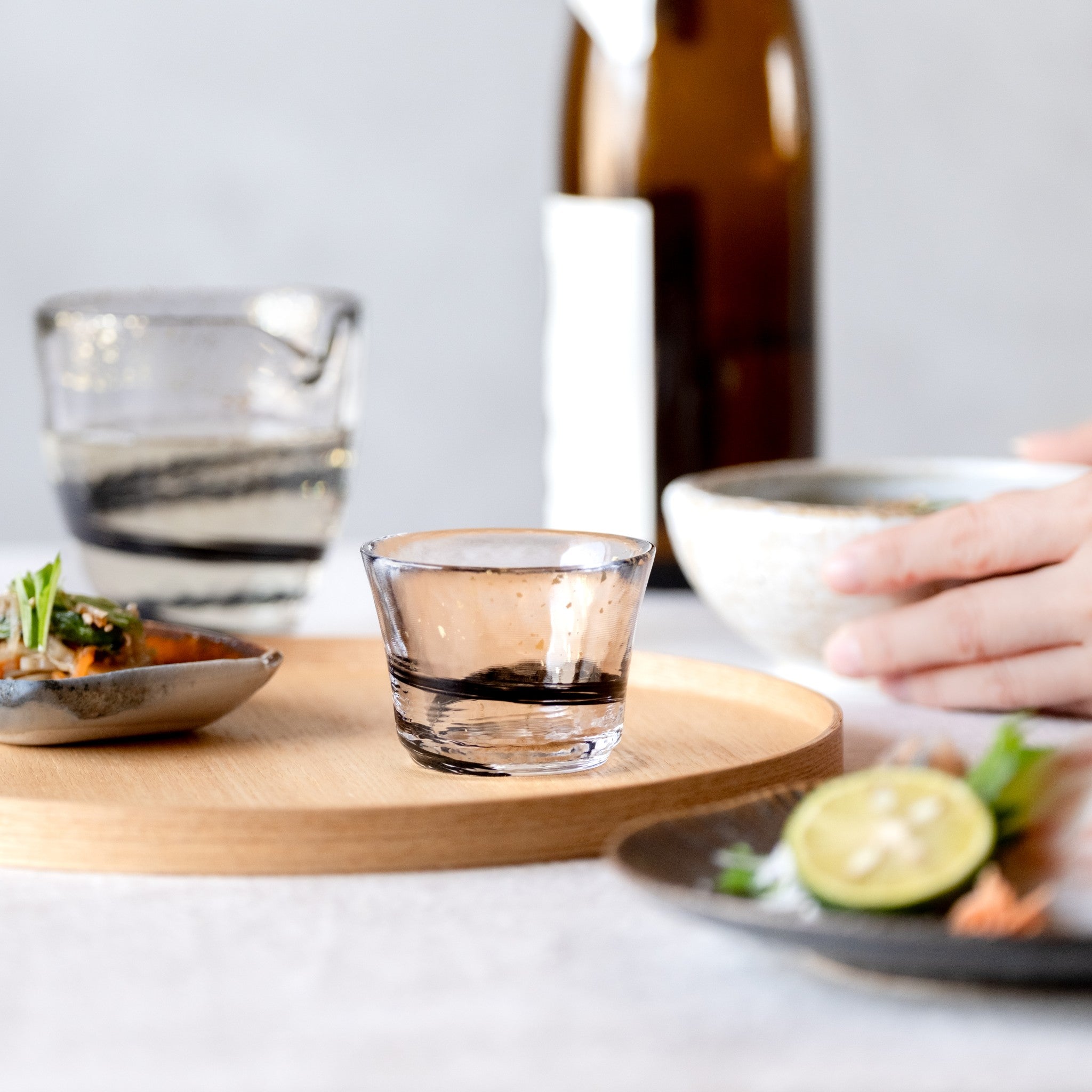 津軽びいどろ 盃コレクション 盃 夜風 | 日本酒をより楽しむガラスの