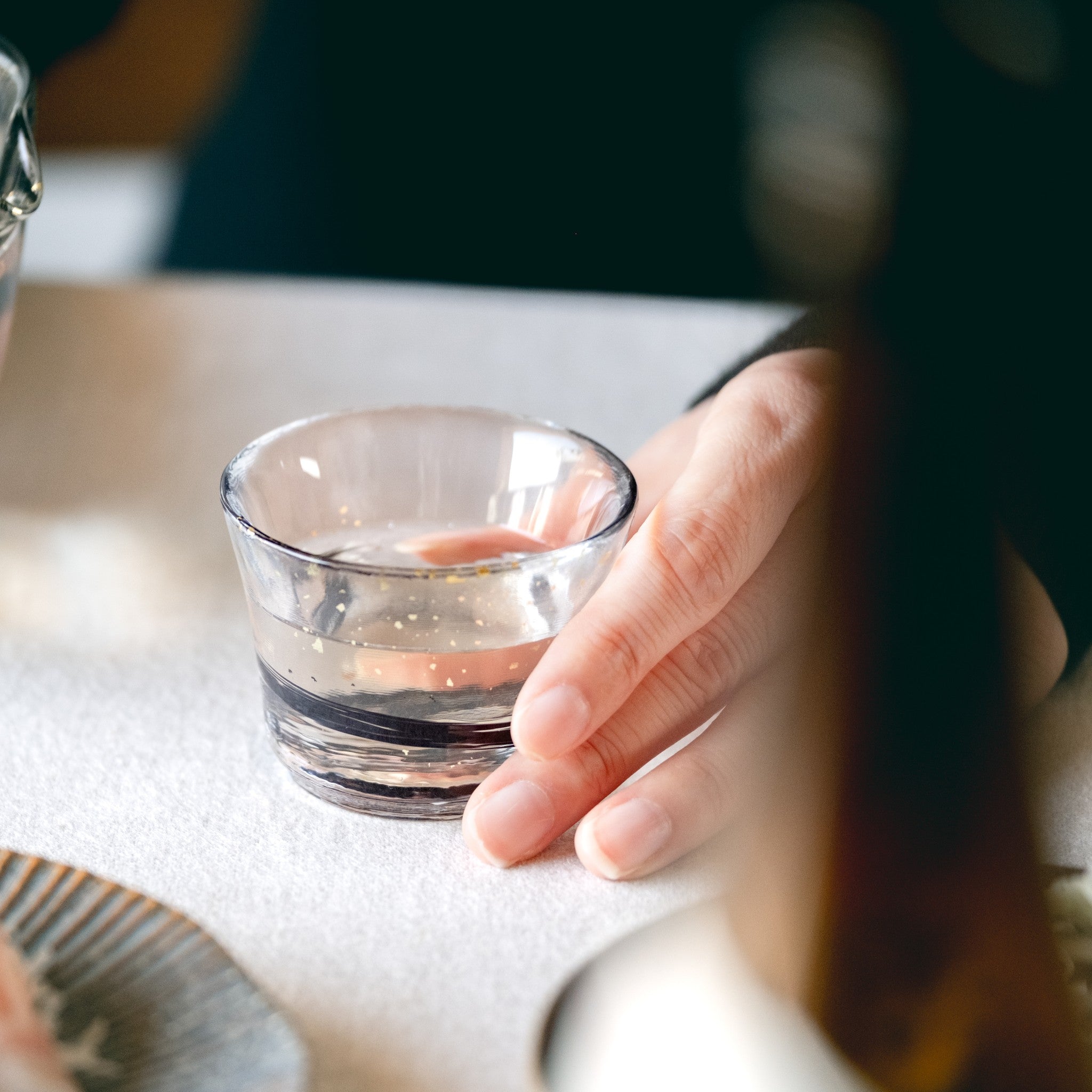 津軽びいどろ 盃コレクション 盃 夜風 | 日本酒をより楽しむガラスの