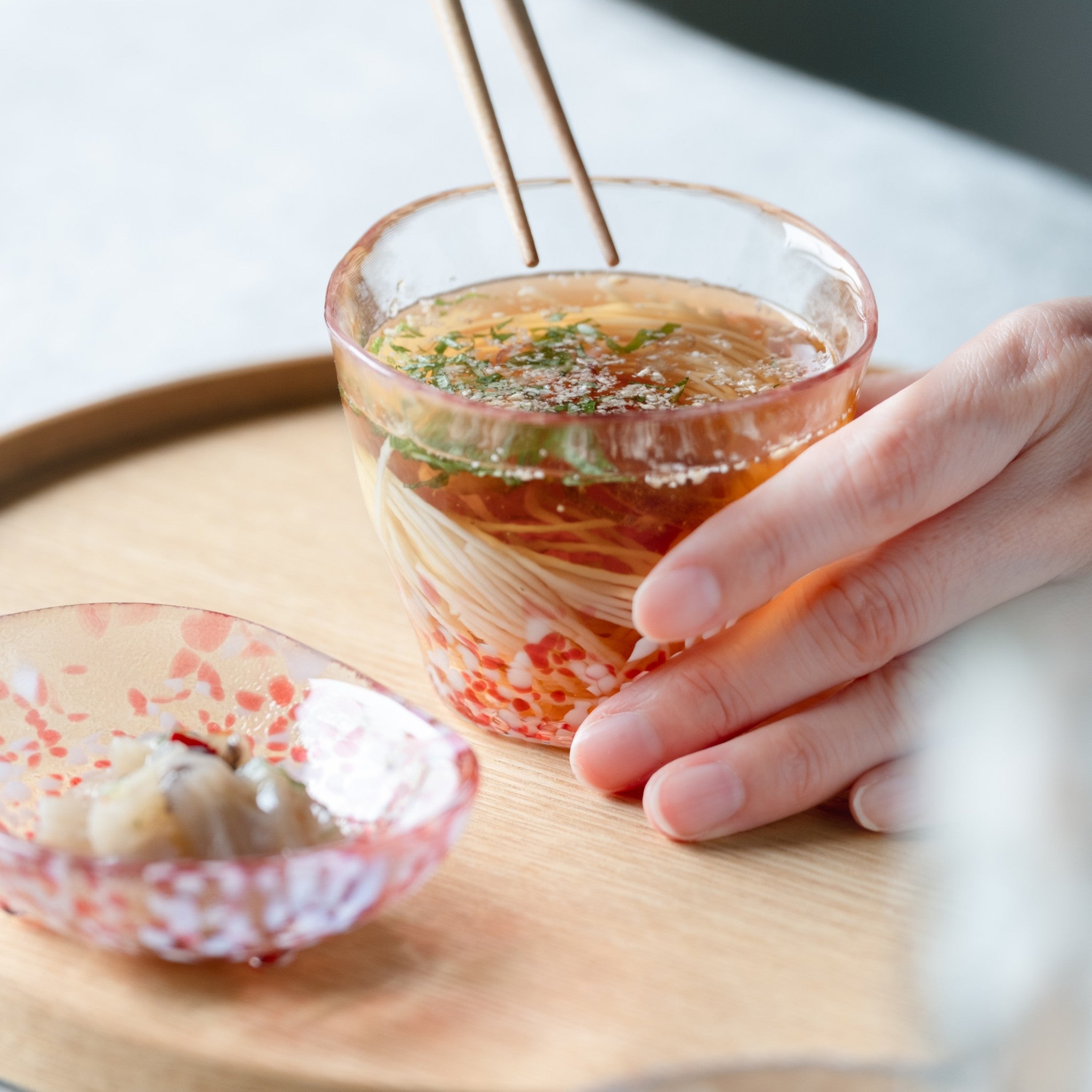 津軽びいどろ 津軽の花 フリーグラス 林檎 | ギフトにおすすめなミニグラス