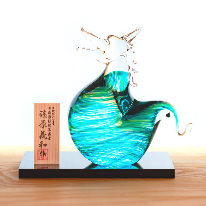 津軽びいどろ 干支 辰 青龍 小