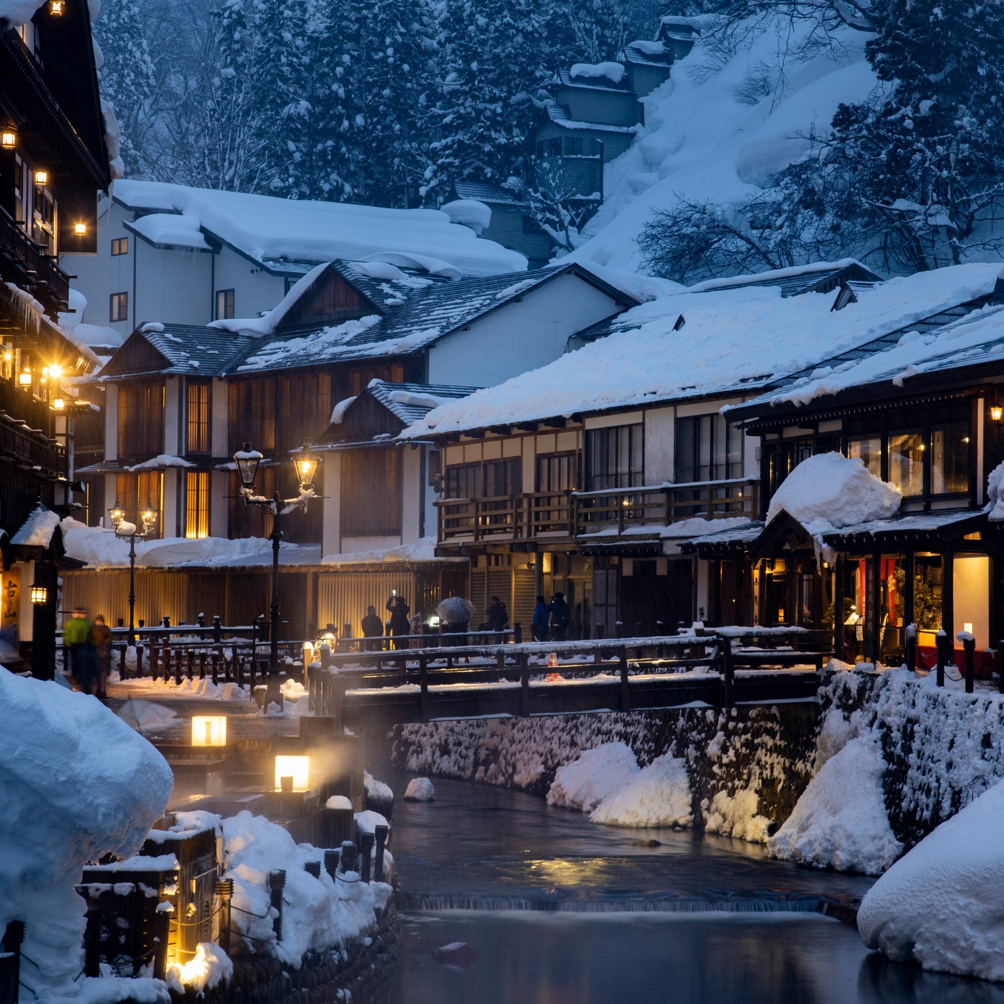津軽びいどろ 六の色(むつのいろ) グラス 夜 風景のイメージ画像