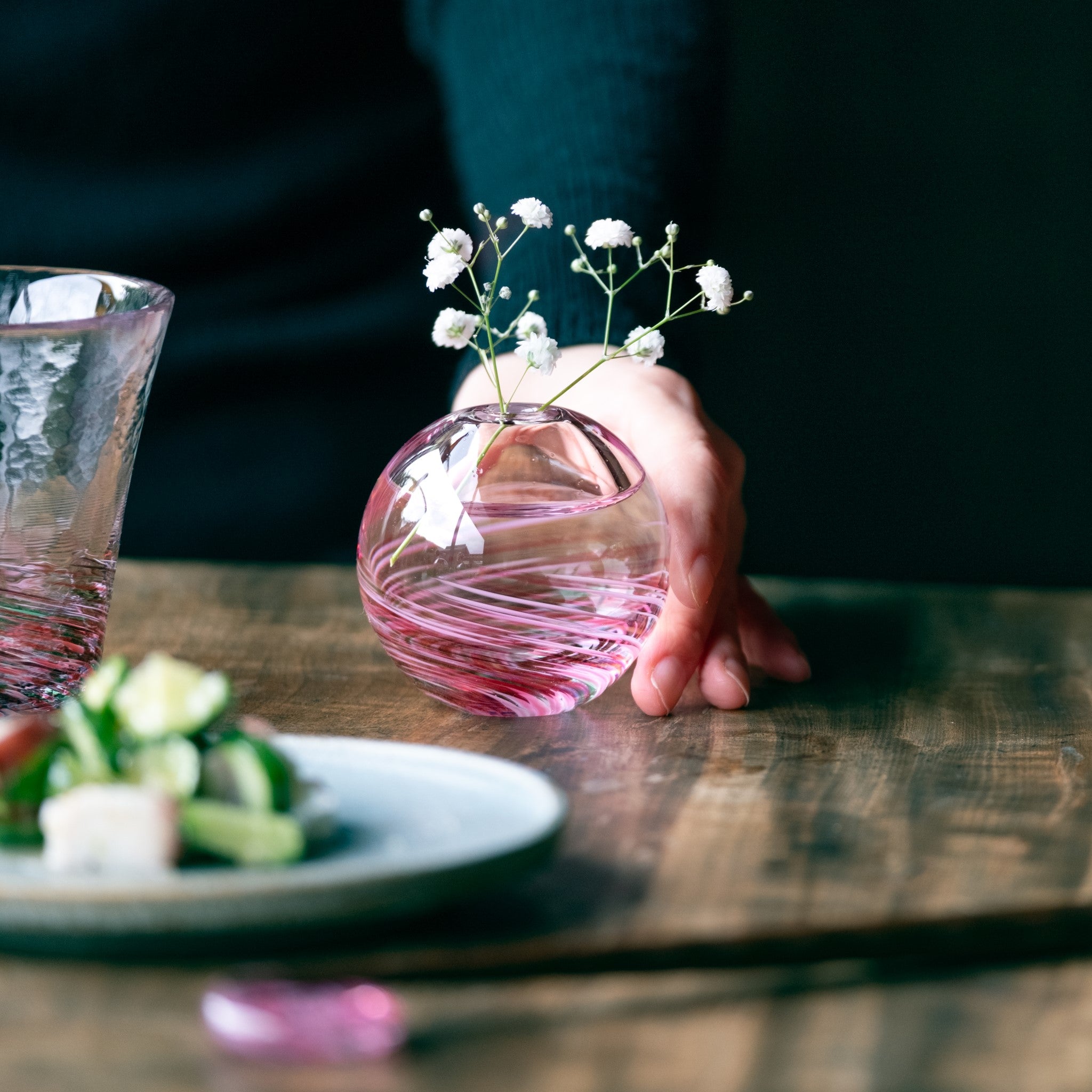 津軽びいどろ 六の色(むつのいろ) 一輪挿し 花 | おしゃれなガラス花瓶
