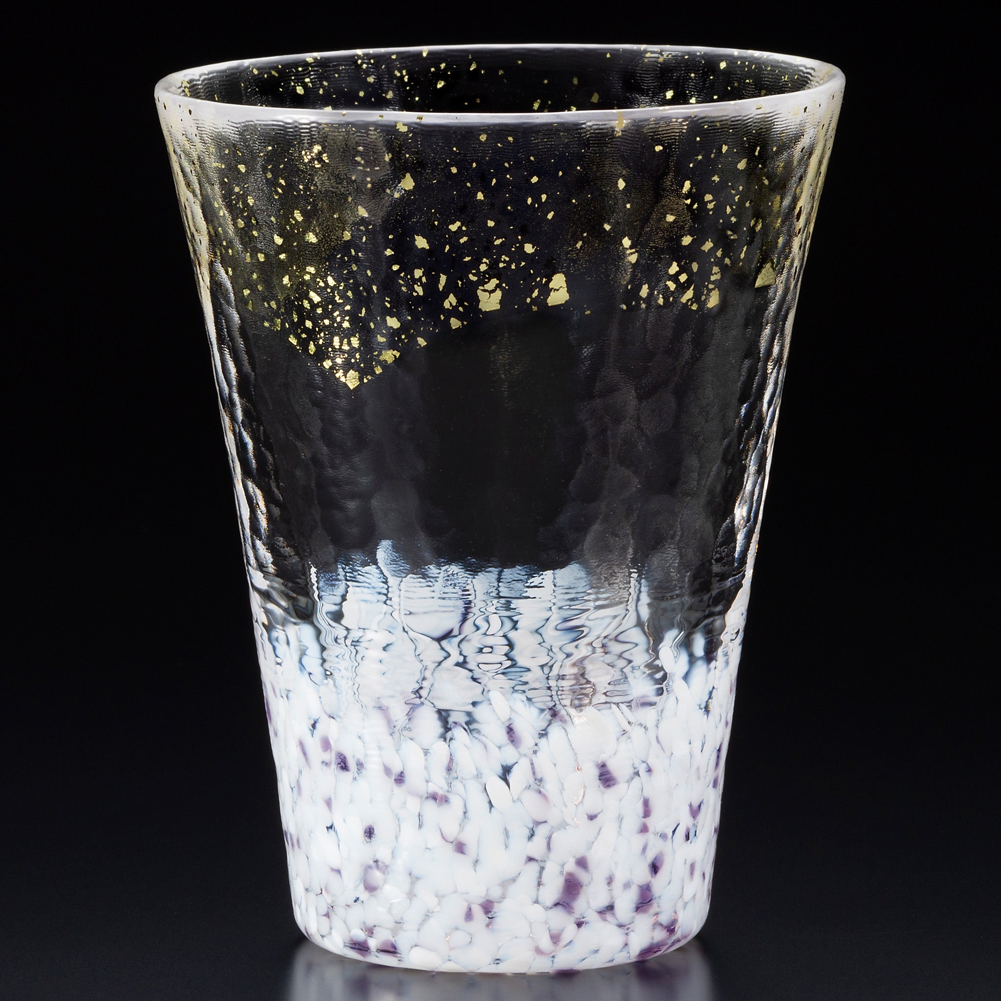 津軽びいどろ 雪うつし こな雪 グラス | おしゃれで大容量なグラス