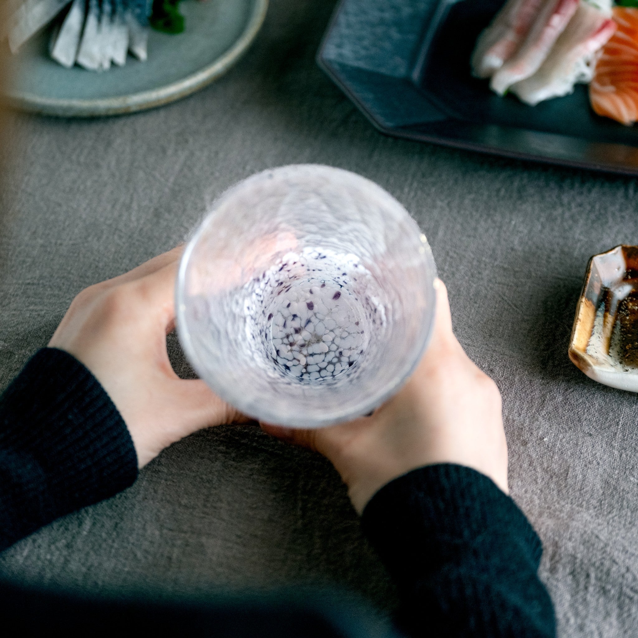 津軽びいどろ 雪うつし こな雪 グラス | おしゃれで大容量なグラス