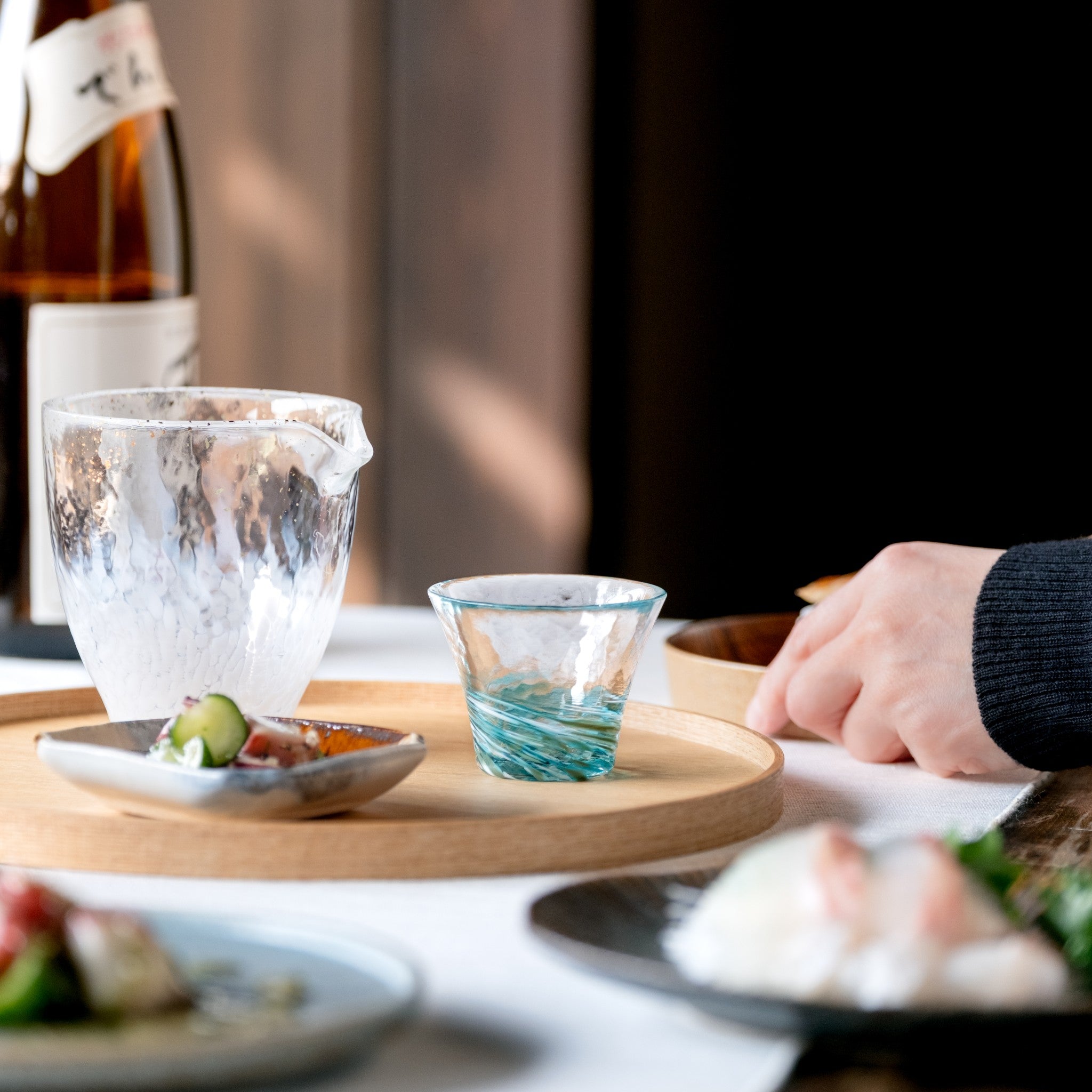 津軽びいどろ 盃コレクション 盃夏椿
