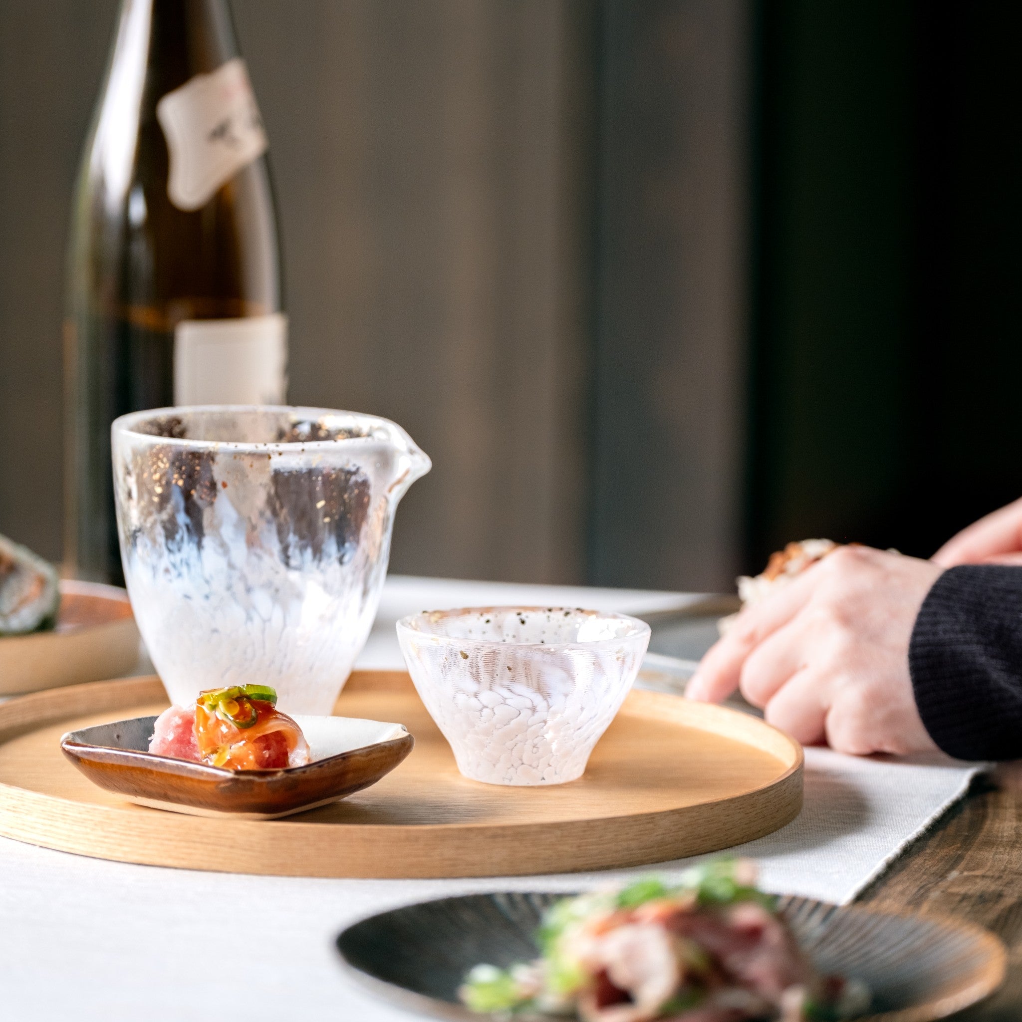 津軽びいどろ 盃コレクション 盃 わたゆき | 日本酒をより楽しむガラス