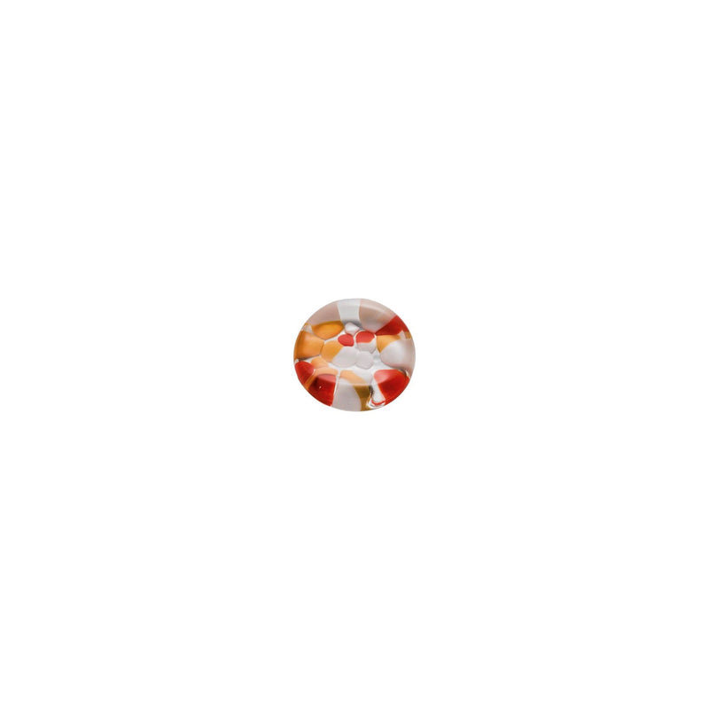 津軽びいどろ 箸置き ドットオレンジ メイン画像