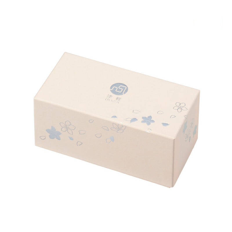 津軽びいどろ さくらさくら sakura盃ペア菜の花と青い空 化粧箱