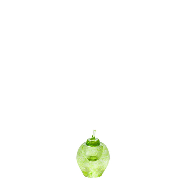津軽びいどろ ちいさな林檎 りんごインク壺 青 メイン画像