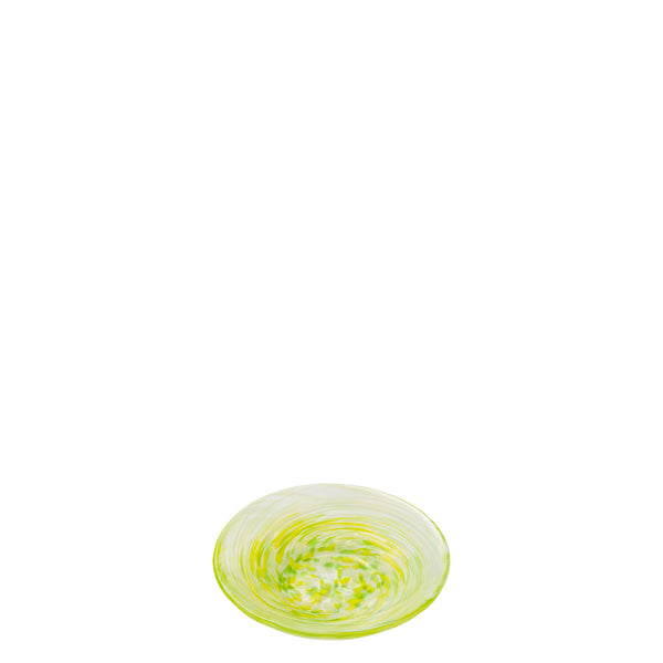 津軽びいどろ 色色豆皿 菜の花 メイン画像