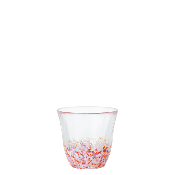 津軽びいどろ さくらさくら 桜と夕焼け空 フリーカップ メイン画像